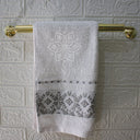 Unlacquered Brass Towel Hanger Bathroom bathroom hardware for bathrooms, powder rooms, towel storage, and coordinated fixture sets - view 2