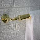Unlacquered Brass Towel Hanger Bathroom bathroom hardware for bathrooms, powder rooms, towel storage, and coordinated fixture sets - view 3