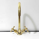 Brass Gooseneck Faucet Single Hole Bathroom Faucets detail view 3