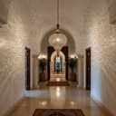 Brass Teardrop Pendant Light – Tall Boho Ceiling Fixture for Living Spaces - Brass For Homes - 