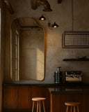 Brody Full Length Mirror - Unlacquered Solid Brass Mirrors detail view 6