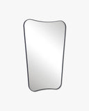 Butterfly Mirror - Unlacquered Solid Brass Mirrors detail view 4