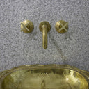 Engraved Wall Mounted Faucet wall mount faucet for wall-mounted sink layouts, bathrooms, kitchens, and compact wash spaces - view 2