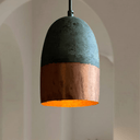 Green Patina Pendant for Vintage Dining or Bar Lighting - Brass For Homes - 
