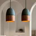 Green Patina Pendant for Vintage Dining or Bar Lighting Pendant Lighting detail view 3