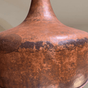 Hammered Copper Flared Dome Pendant – Rustic Ceiling Light Pendant Lighting detail view 3