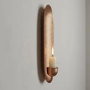 Handcrafted Copper Wall Candle Sconce – Moroccan Hammered Holder Home Decor detail view 3