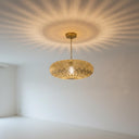 Brass Teardrop Pendant Light – Pierced Moroccan-Style Ceiling Lamp pendant light for kitchen islands, dining rooms, vanities, and warm artisan interiors - view 4
