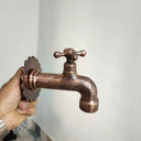 Handmade Brass Water-Tap - Copper finish Shower Systems detail view 4