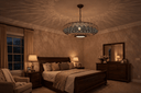 Moroccan brass ceiling light casting ornate shadow patterns on walls – Brass For Homes