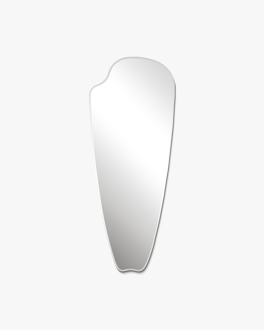 Jolene Mirror - Unlacquered Solid Brass wall mirror for bathrooms, entryways, dressing rooms, and decorative wall styling - view 1