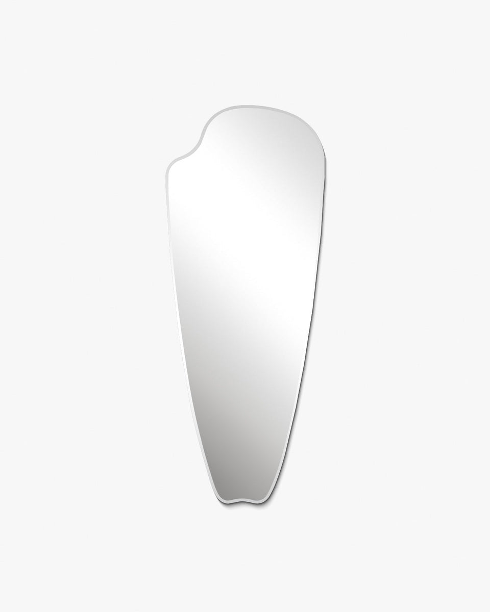 Jolene Mirror - Unlacquered Solid Brass wall mirror for bathrooms, entryways, dressing rooms, and decorative wall styling - view 1