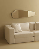 Jolene Mirror - Unlacquered Solid Brass wall mirror for bathrooms, entryways, dressing rooms, and decorative wall styling - view 5