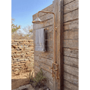 Luxury Unlacquered Solid copper shower, outdoor shower shower system for primary bathrooms, guest bathrooms, walk-in showers, and classic bath renovations - view 2
