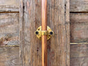 Luxury Unlacquered Solid copper shower, outdoor shower shower system for primary bathrooms, guest bathrooms, walk-in showers, and classic bath renovations - view 5