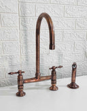 Moroccan Copper Bridge Faucet Kitchen Faucets Kitchen Faucets detail view 5