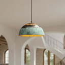Green Patina Copper Dome Pendant – Oxidized Ceiling Light for Kitchens Pendant Lighting product photo