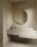 Roland Mirror - Unlacquered Solid Brass Mirrors detail view 2