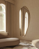 Rosé Mirror - Unlacquered Solid Brass Mirrors detail view 2