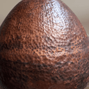 Rustic Hammered Copper Pendant – Dome Ceiling Light for Kitchen Spaces - Brass For Homes - 