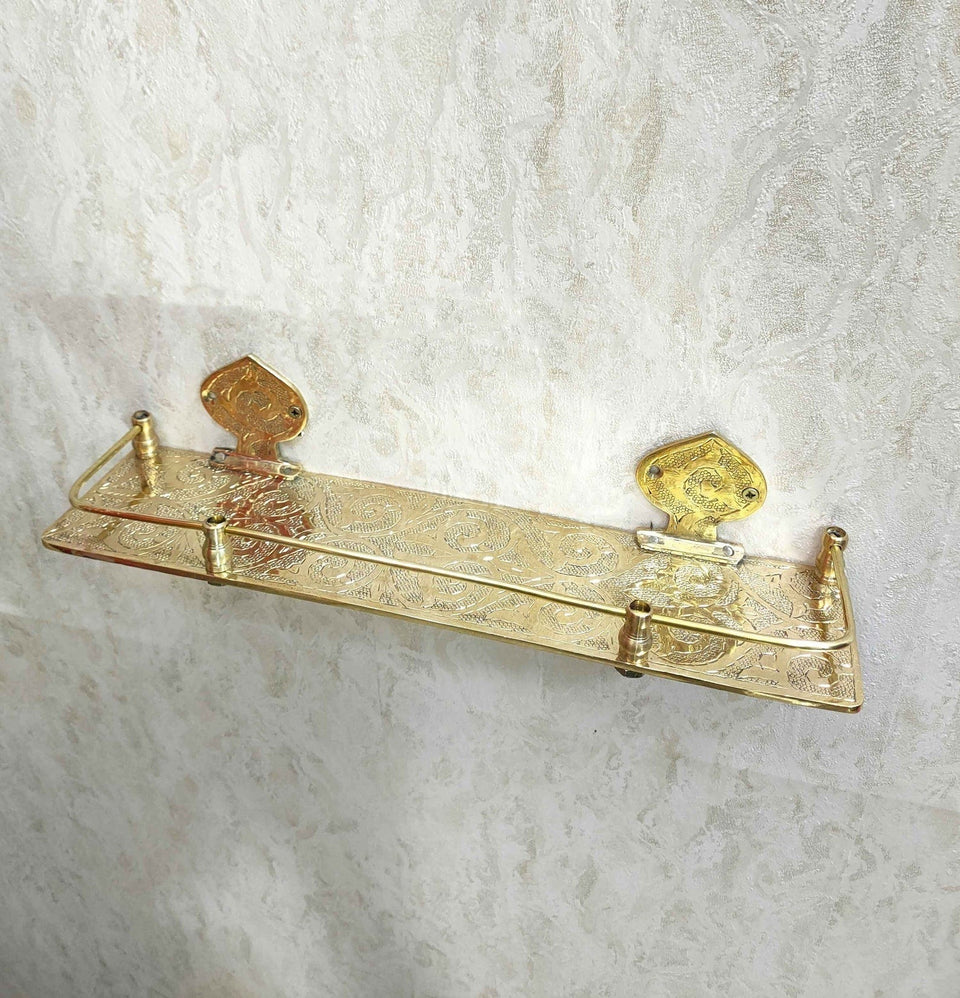 Brass Bathroom Shelf Bathroom Hardware Bathroom Hardware product photo