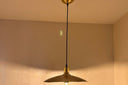 Unlacquered Brass Ceiling Pendant Light pendant light for kitchen islands, dining rooms, vanities, and warm artisan interiors - view 2