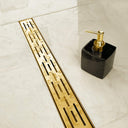 Unlacquered Brass Floor Drain Bathroom Hardware detail view 2
