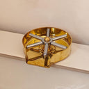 Unlacquered Brass Glass Rinser kitchen hardware for cabinets, drawers, sinks, drains, pot rails, and kitchen utility areas - view 3