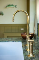 Unlacquered Brass Kitchen Faucet Kitchen Faucets detail view 2