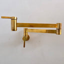 Unlacquered Brass Pot Filler Kitchen Faucet Kitchen Faucets detail view 2