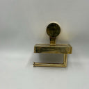Brass Toilet Paper Holder With Shelf Bathroom Hardware product photo