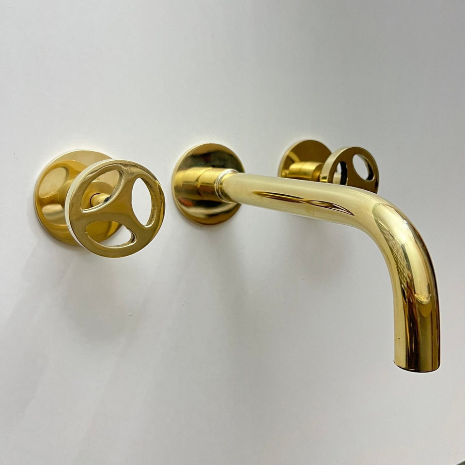 Unlacquered Brass Wall Mount Faucet Sinks product photo