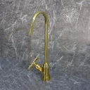 Unlacquered Brass Cold Water home decor accent for entryways, bathrooms, kitchens, shelves, and warm artisan interiors - view 1