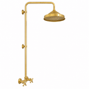 Unlacquered Solid copper shower, outdoor shower, outdoor shower home decor accent for entryways, bathrooms, kitchens, shelves, and warm artisan interiors - view 3
