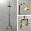 Unlacquered Solid Copper Shower Shower Systems product photo