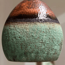 Verdigris oval cutout copper ceiling fixture for globally-inspired interiors — Brass For Homes