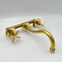 Curved Wall Mount Faucet With Valve home decor accent for entryways, bathrooms, kitchens, shelves, and warm artisan interiors - view 1