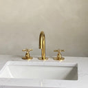 Widespread Bathroom Faucet Sink home decor accent for entryways, bathrooms, kitchens, shelves, and warm artisan interiors - view 1